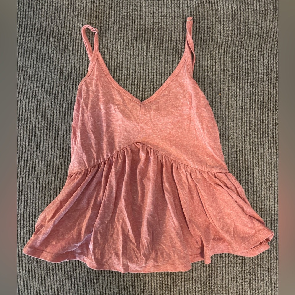 Pink flowy summer top
